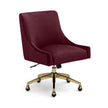 TOV Furniture Beatrix Performance Velvet Office Swivel Chair