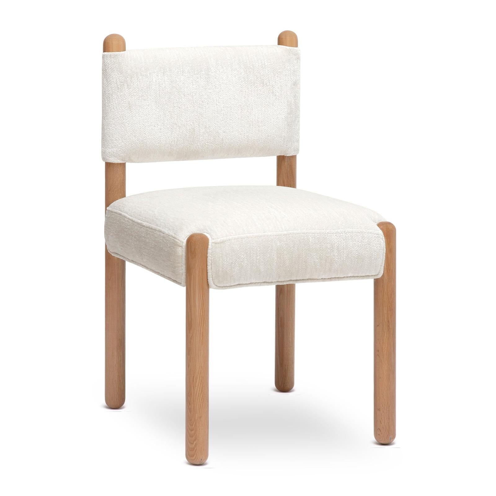 TOV Furniture Bruno Thick Performance Chenille Straight Back Dining Chair