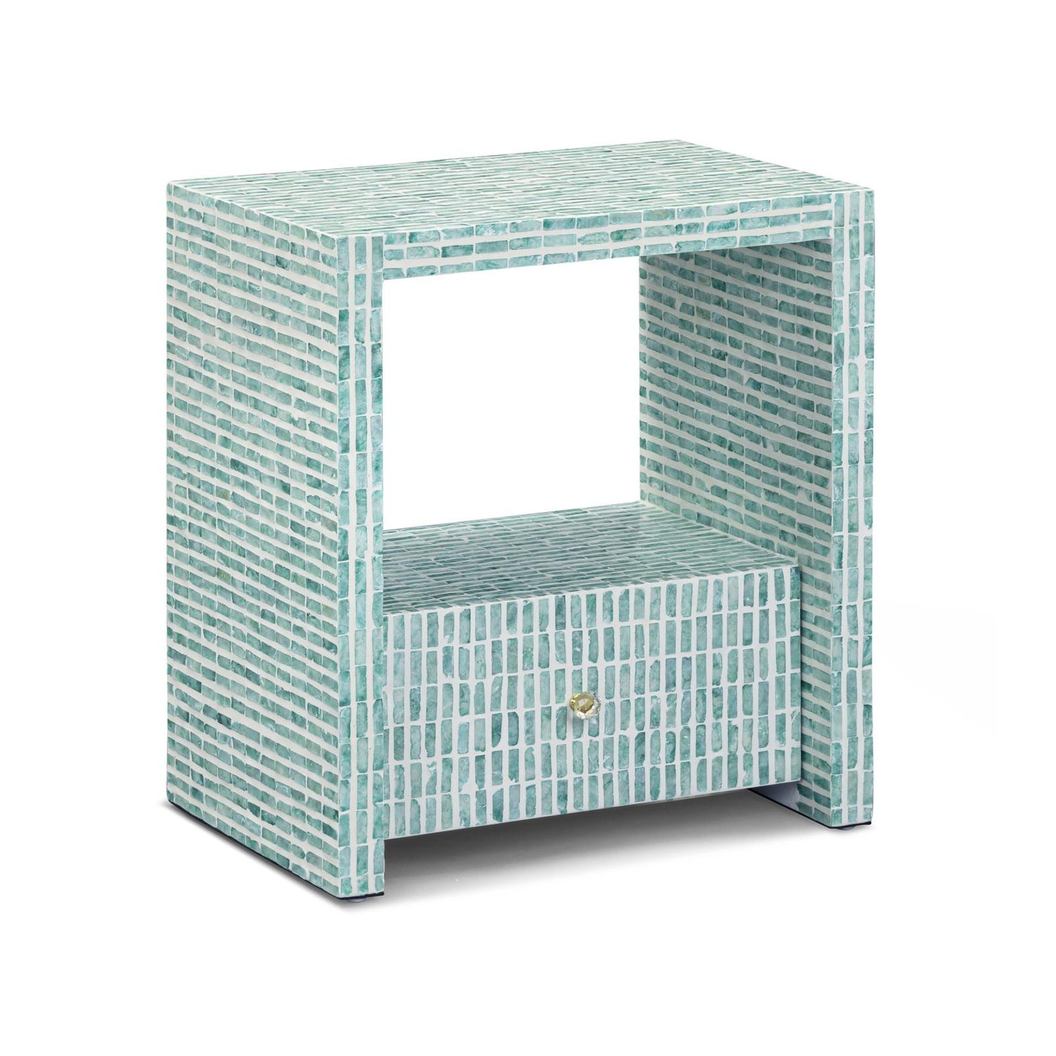 TOV Furniture Tia 20" Mother of Pearl Nightstand