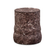 TOV Furniture Cilla Red Faux Levanto Marble Indoor/Outdoor Concrete Side Table