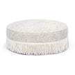 TOV Furniture Tassy Tasseled Round Ottoman