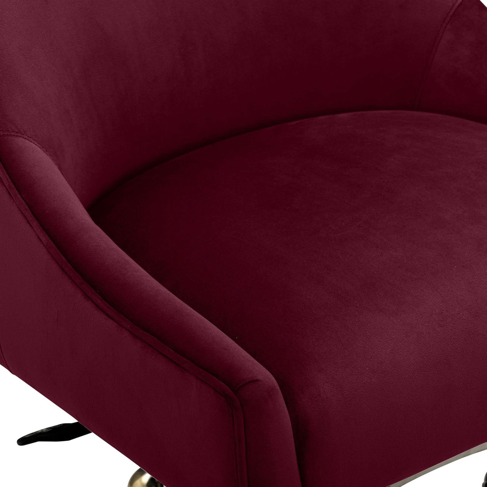 TOV Furniture Beatrix Performance Velvet Office Swivel Chair