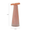 TOV Furniture Ruff Ombre Pink Glass Vase
