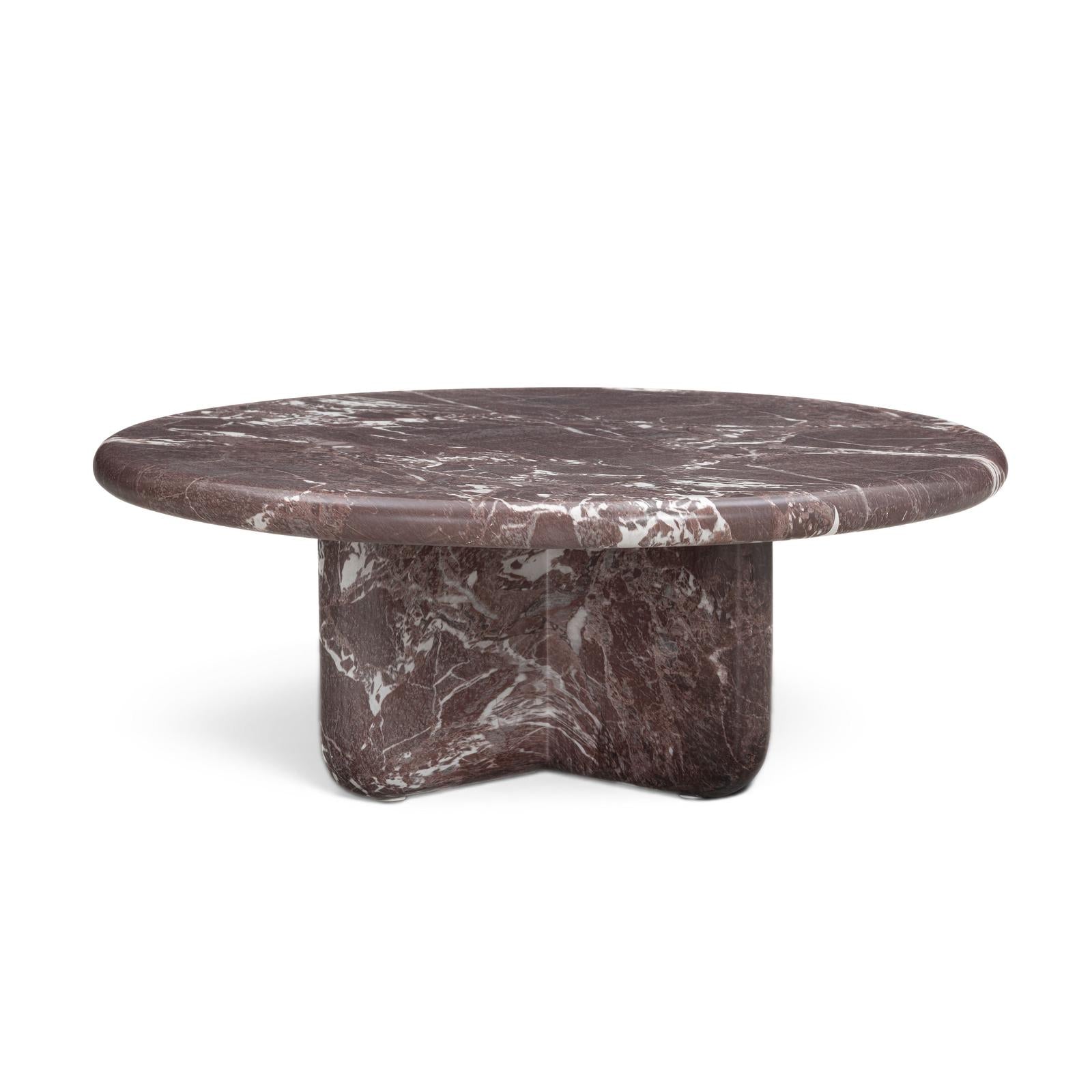 TOV Furniture Juju Faux Marble Indoor/Outdoor Round Coffee Table (24