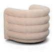 TOV Furniture Curves Performance Velvet Swivel Accent Chair