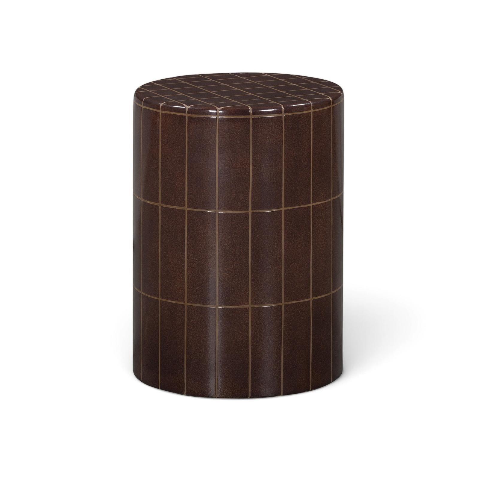 TOV Furniture Tatiana Round Concrete Indoor/Outdoor Side Table