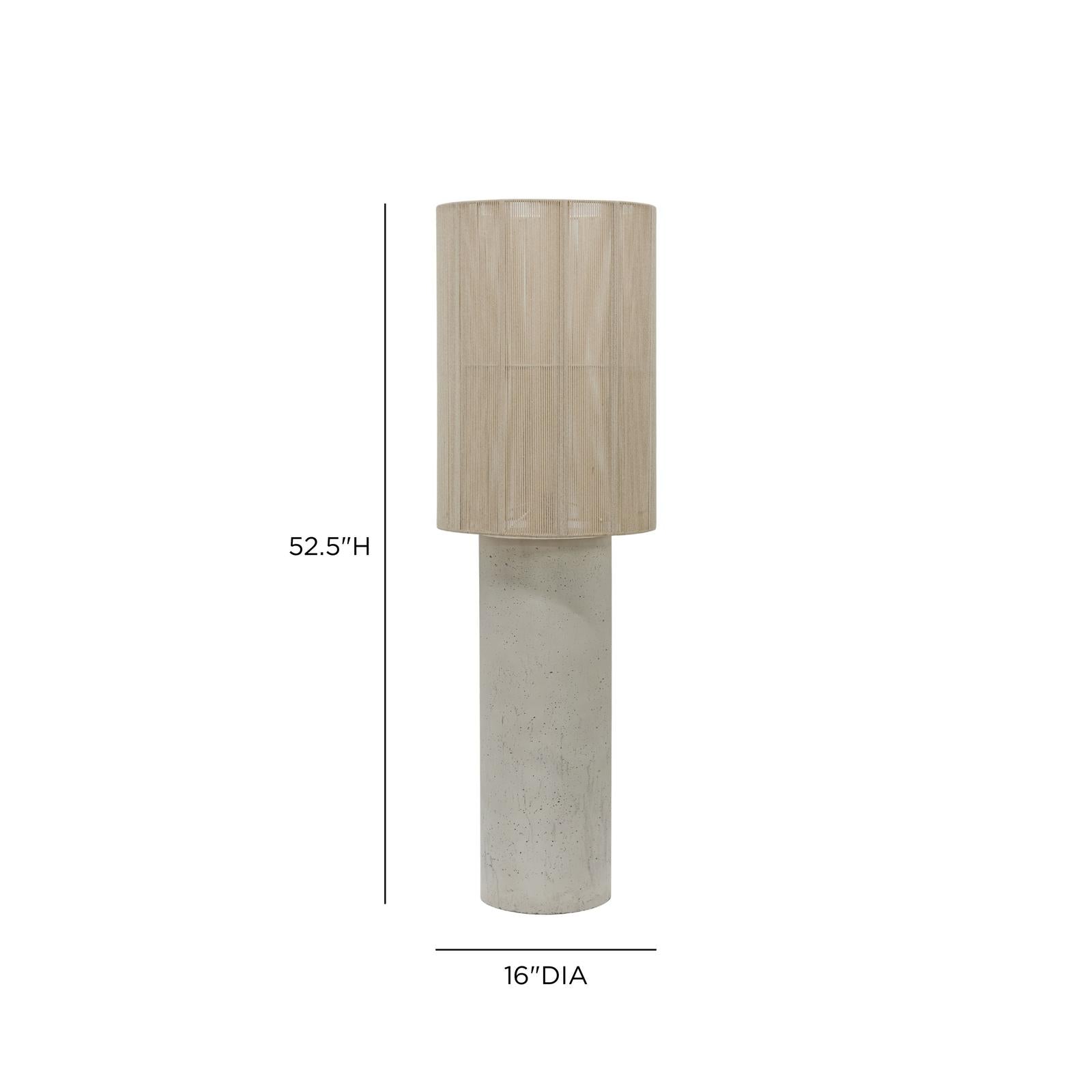 TOV Furniture Mondada Concrete Floor Lamp