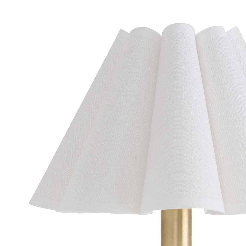 Polly Natural Brass Single Sconce