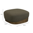 TOV Furniture Domina Boucle Ottoman