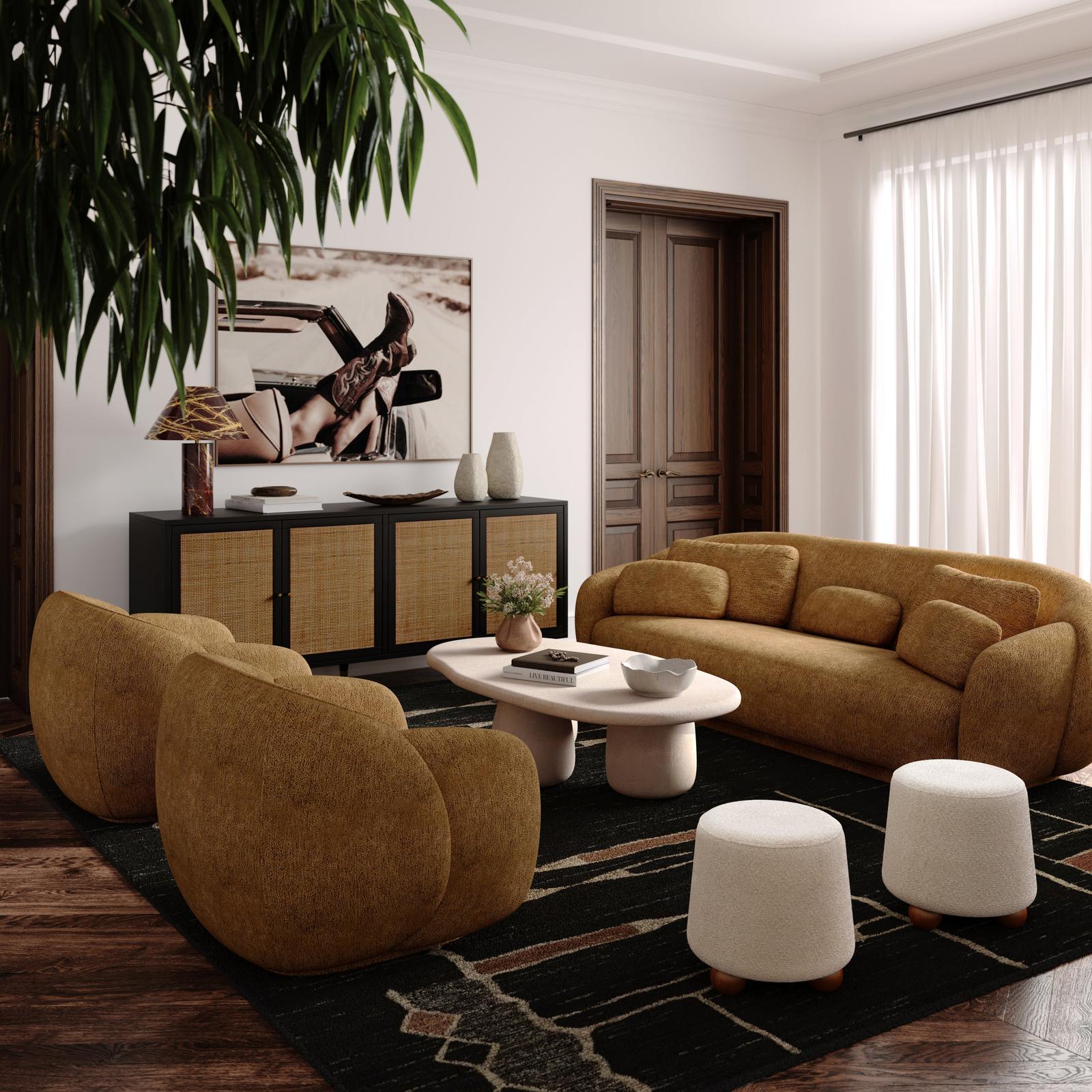 TOV Furniture Jaine Ottoman