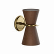 Gable Antique Natural Brass Sconce