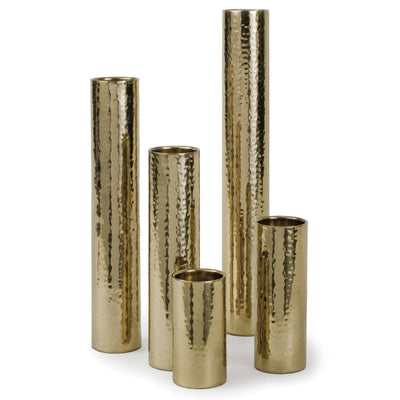 Regina Andrew Hammered Bud Vase Set