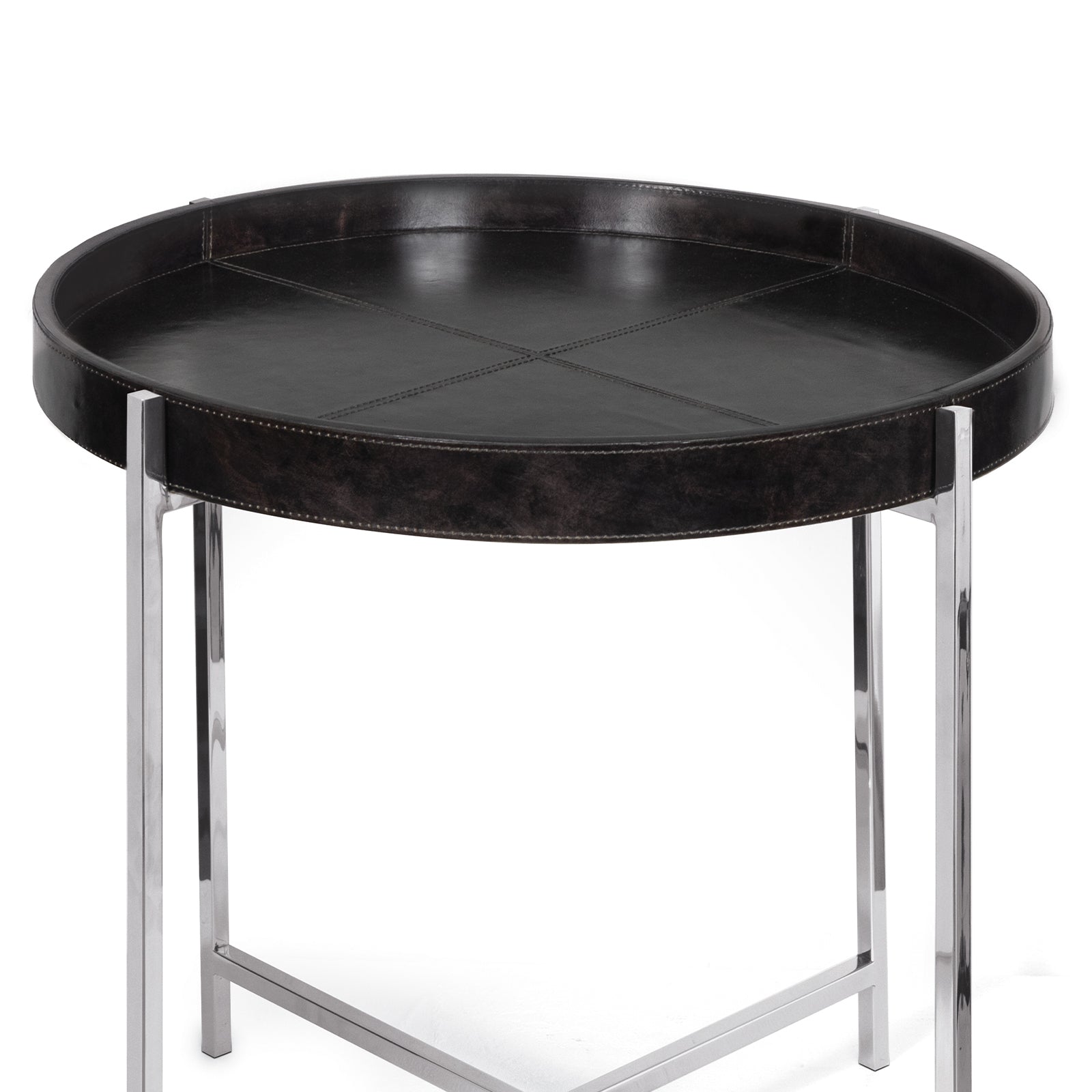 Regina Andrew Derby Leather Tray Table