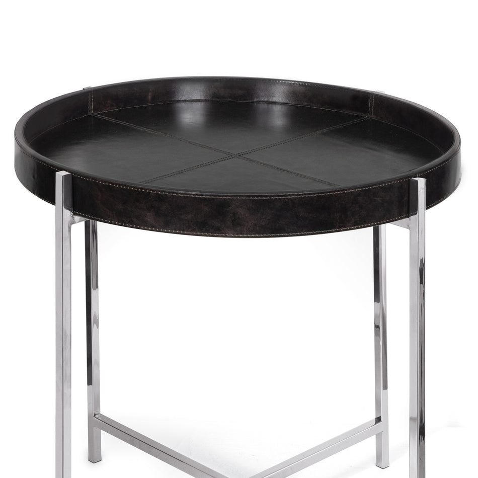 Regina Andrew Derby Leather Tray Table