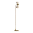 Gable Antique Natural Brass Floor Lamp