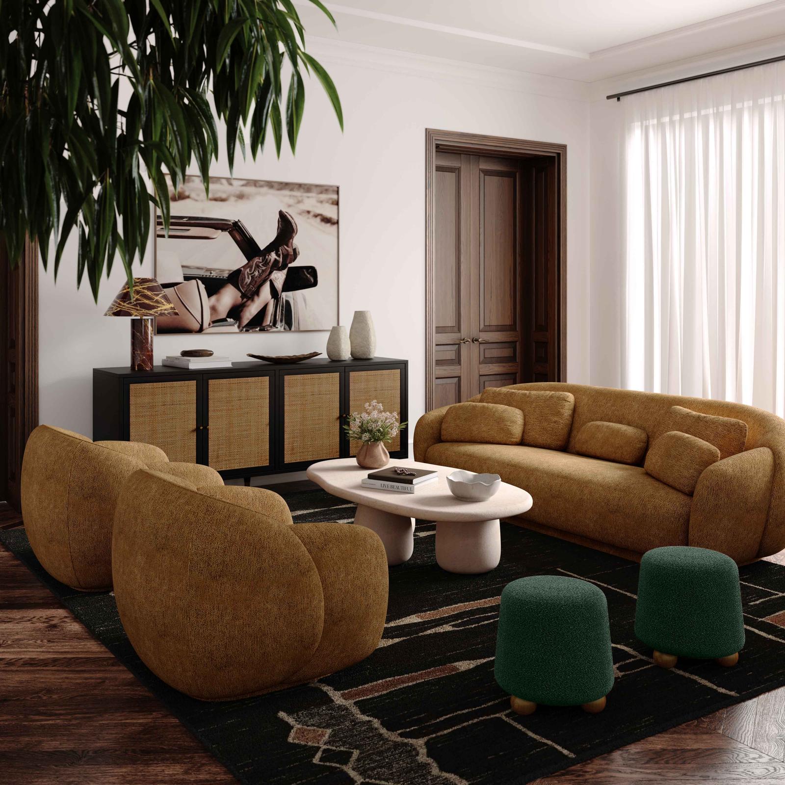 TOV Furniture Jaine Ottoman