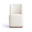 TOV Furniture Melissa Performance Fabric Rolling Dining Chair