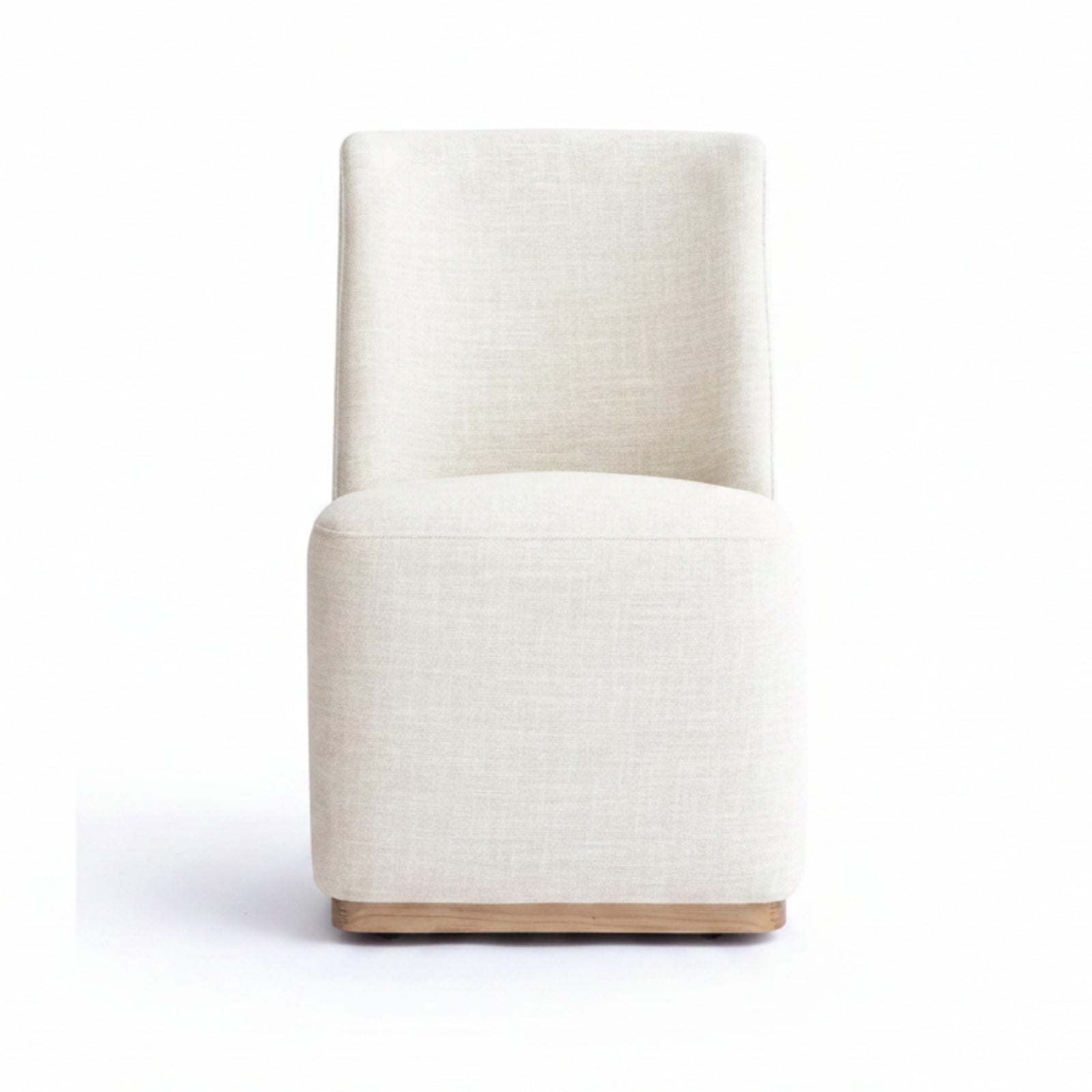 TOV Furniture Melissa Performance Fabric Rolling Dining Chair