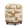 TOV Furniture Bisou Performance Jacquard Ottoman