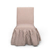 TOV Furniture Gertrude Striped Performance Linen Skirted Dining Chair