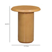 TOV Furniture Tate Turmeric Concrete Indoor/Outdoor Side Table