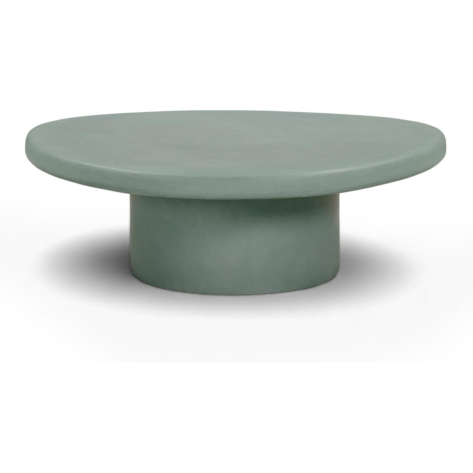 TOV Furniture Jade Concrete Indoor/Outdoor Nesting Coffee Table Set