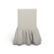 TOV Furniture Gertrude Striped Performance Linen Skirted Dining Chair