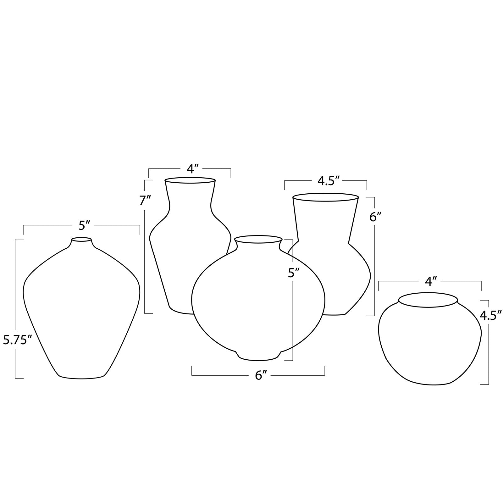 Regina Andrew Noor Ceramic Vase Set