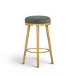 TOV Furniture Oodle Performance Vegan Mohair Bar Stool