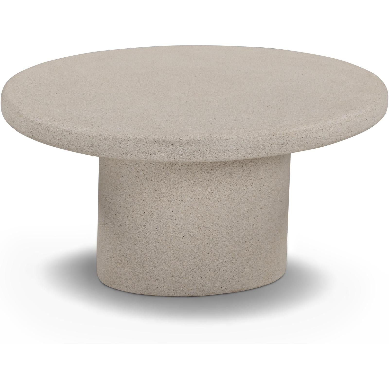 TOV Furniture Jade Concrete Indoor/Outdoor Nesting Coffee Table Set