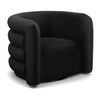 TOV Furniture Curves Performance Velvet Swivel Accent Chair