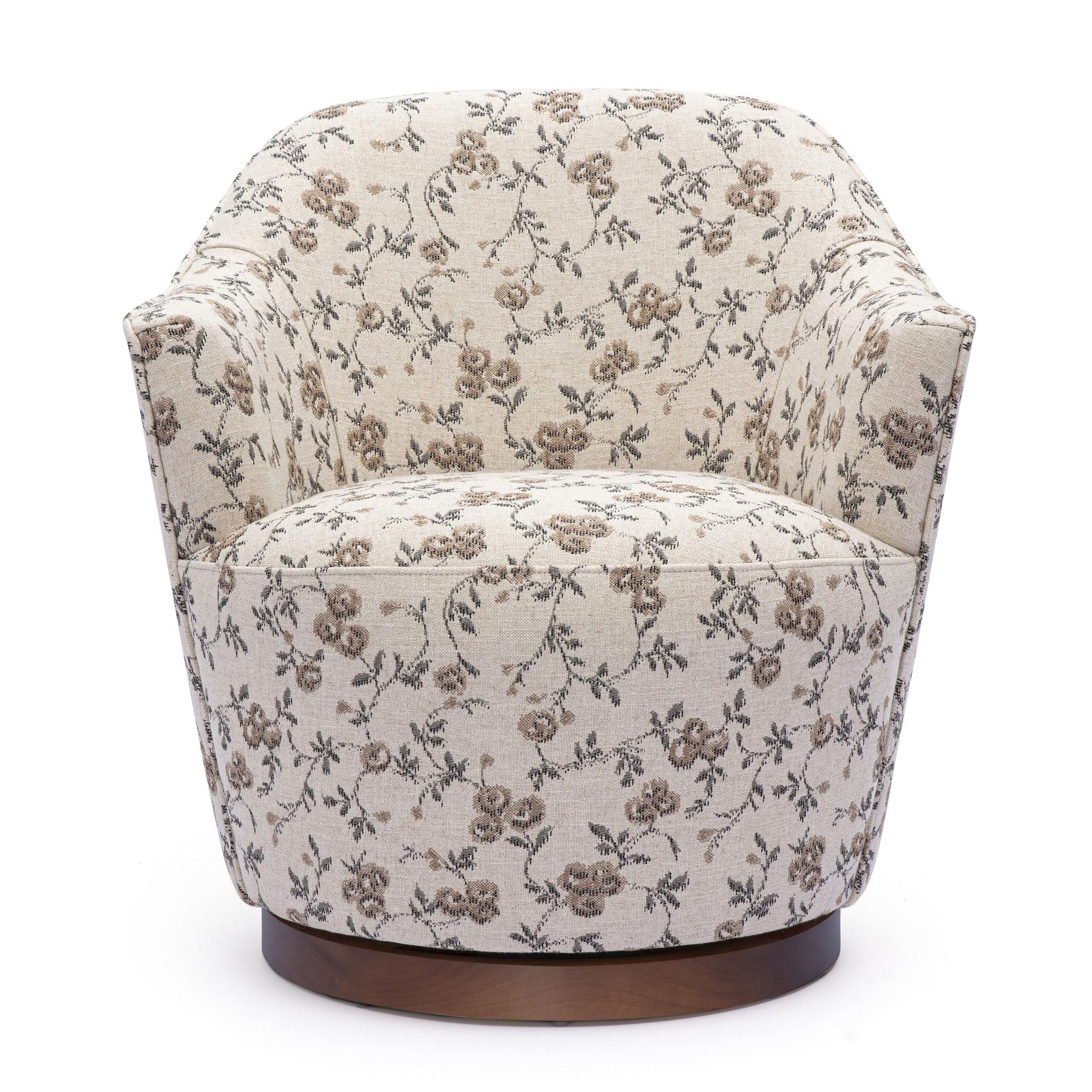 TOV Furniture Skyla Boucle Swivel Chair