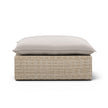 TOV Furniture Cali Performance Fabric & Wicker Outdoor Modular Components