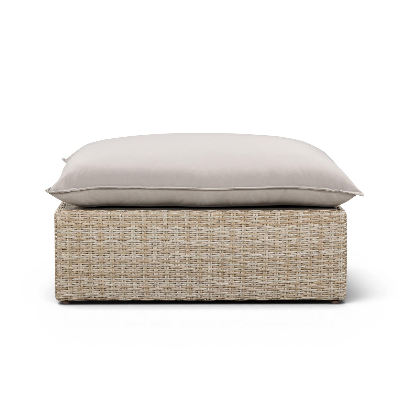 TOV Furniture Cali Performance Fabric & Wicker Outdoor Modular Components