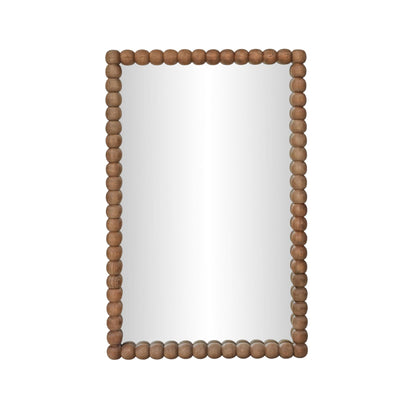 TOV Furniture Cheyanne 29"X44" Carved Solid Wood Rectangular Wall Mirror