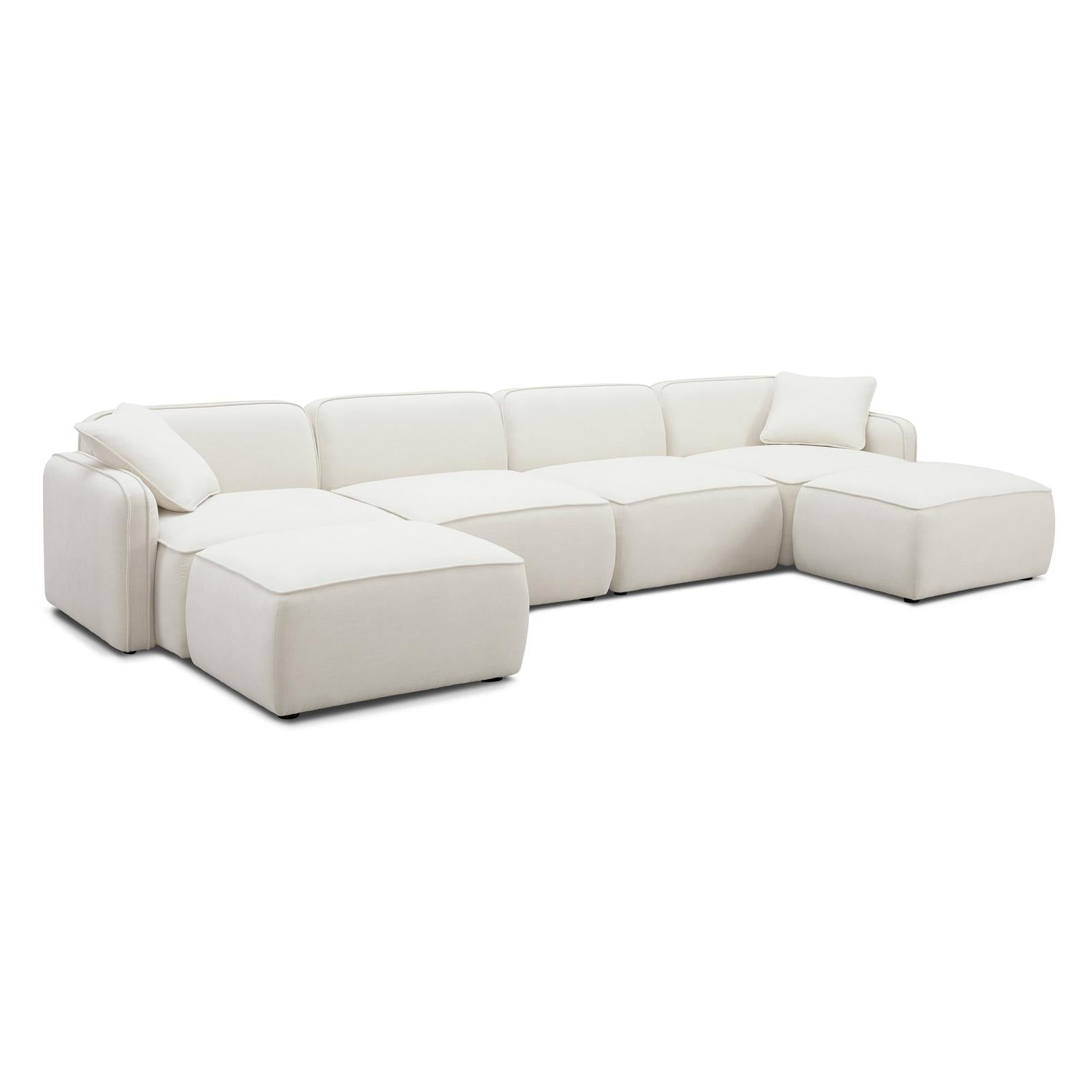 TOV Furniture Travie 6-Piece Modular U-Sectional