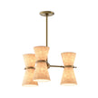 Gable Antique Natural Brass Pendant
