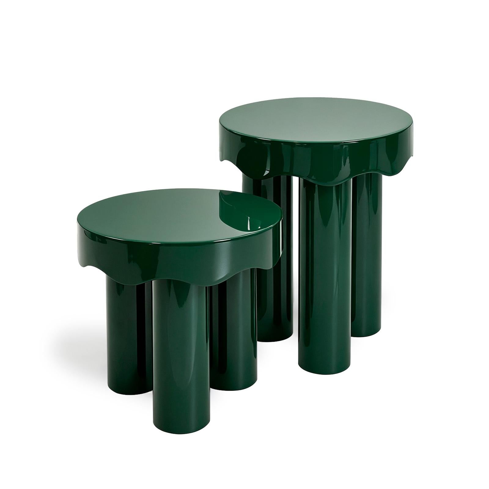 TOV Furniture Casper High Gloss Nesting Side Table Set