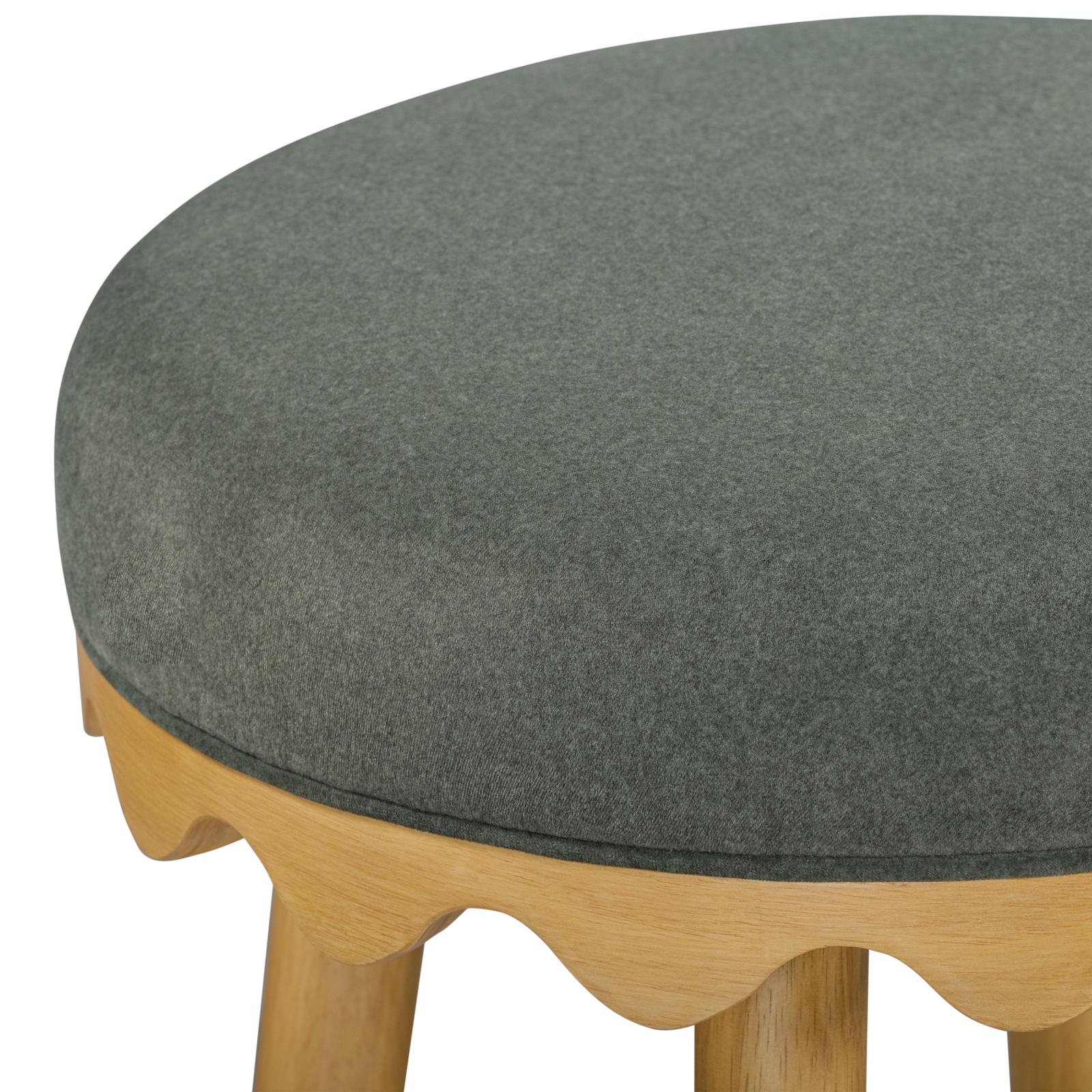 TOV Furniture Oodle Performance Vegan Mohair Bar Stool
