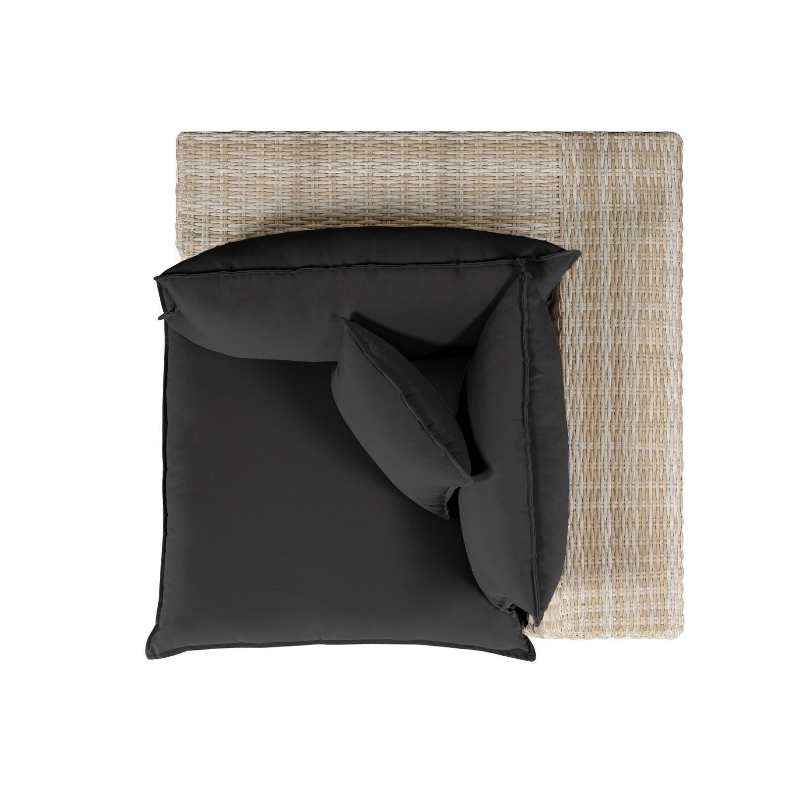 TOV Furniture Cali Performance Fabric & Wicker Outdoor Modular Components