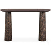 TOV Furniture Braya Faux Emperador Marble Console Table