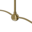 Gable Antique Natural Brass Linear Chandelier