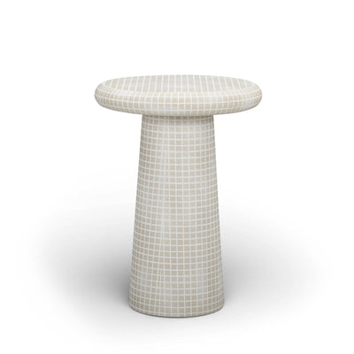 TOV Furniture Monica Tiled Pattern Indoor/Outdoor Side Table