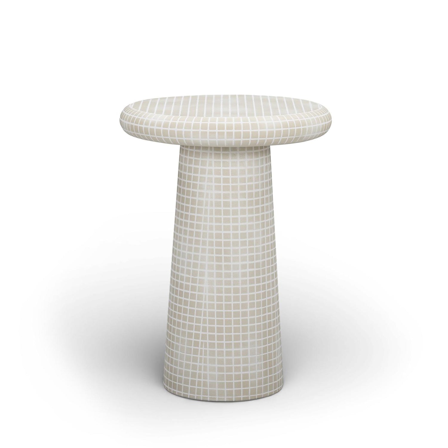 TOV Furniture Monica Tiled Pattern Indoor/Outdoor Side Table
