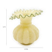 TOV Furniture Gourd Yellow Glass Vase