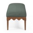 TOV Furniture Oodle Performance Vegan Mohair Bench