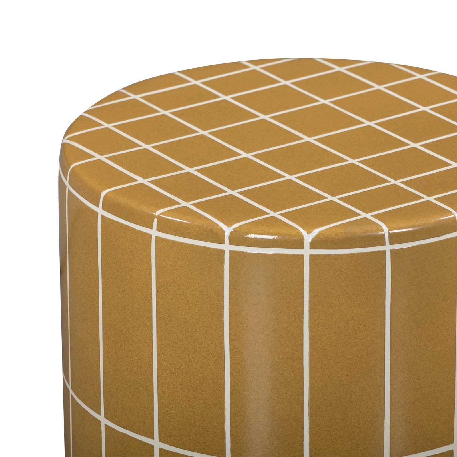 TOV Furniture Tatiana Round Concrete Indoor/Outdoor Side Table
