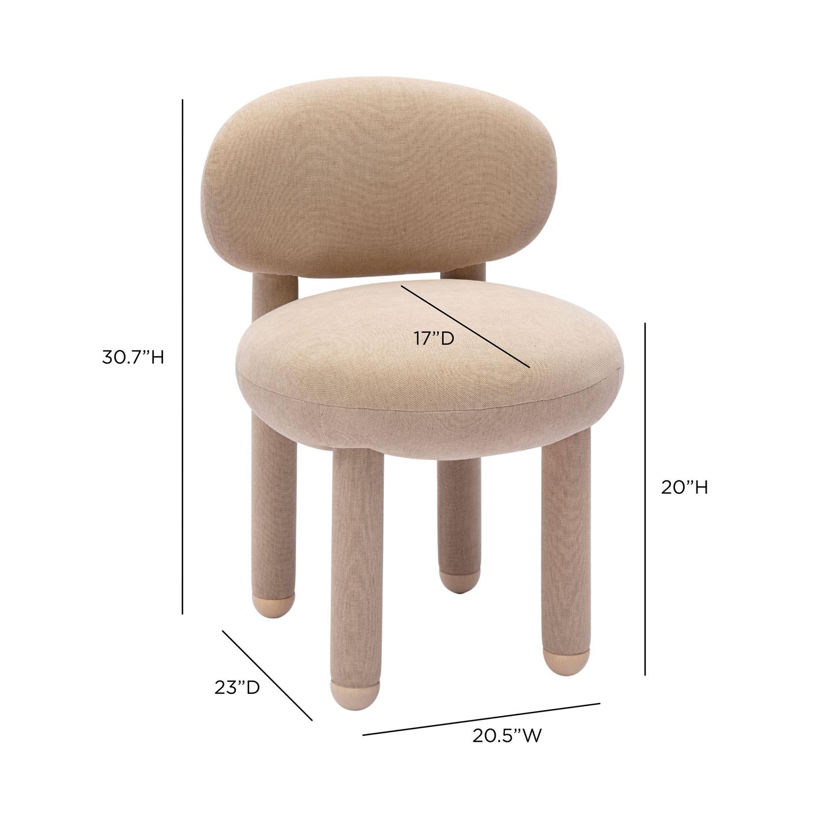 TOV Furniture Manu Performance Fabric Side Chair