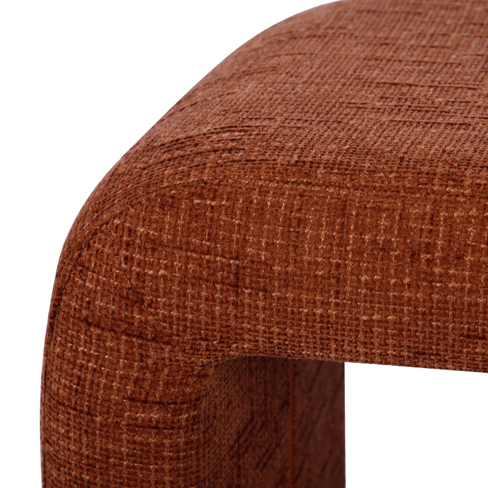 TOV Furniture Alvie Railroad Chenille Storage Side Table