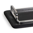 Greyson Leather Polished Nickel Rectangle Tray